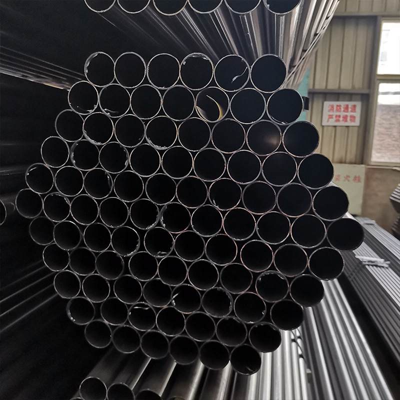 厂家批发Q235B黑退焊管 建筑工程用焊接管 l零切零售黑退焊管架子