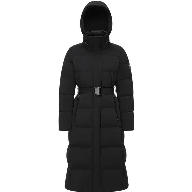 波司登冬季鹅绒服女长款连帽商务