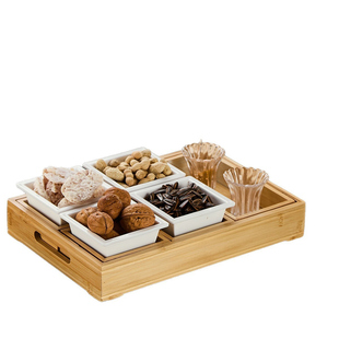 日茶夜酒新中式提梁壶耐热茶杯煮茶壶花瓣品茗杯茶馆民宿茶器套装