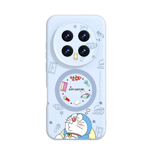 哆啦A梦适用华为荣耀magic8pro手机壳磁吸新款magic8液态硅胶honor全包镜头majic7魔术6保护套5高级感外壳系