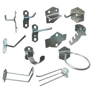 洞洞板挂钩工具架配件工具墙洞洞架子方孔钩子挂板工具柜挂钩套装