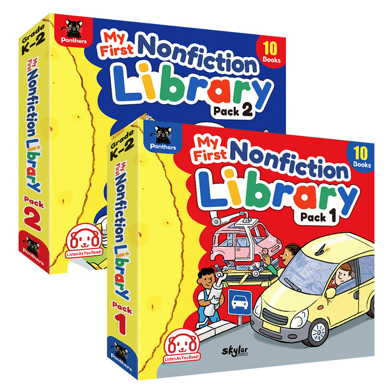 亲亲科学图书馆·英文版礼盒(第1+2辑·20本)My First Nonfiction Library 6-10岁原版儿童英文绘本幼儿园一年级进口图书分级阅读