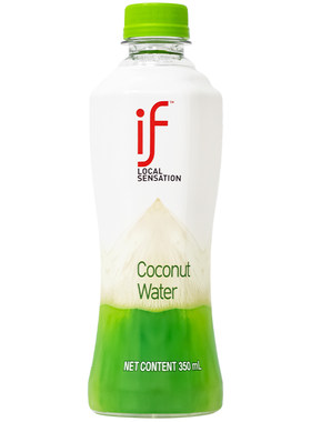 泰国if椰子水350ml天然果汁椰汁