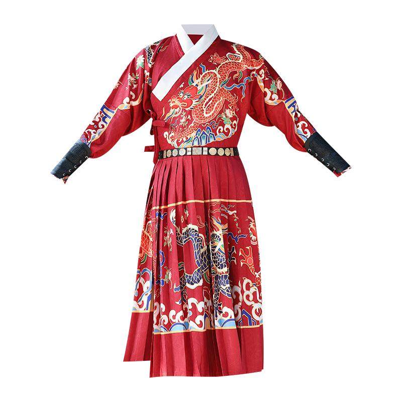 原创汉服明制飞鱼服男女情侣同款龙袍锦衣卫曳撒日常非古装伴郎服