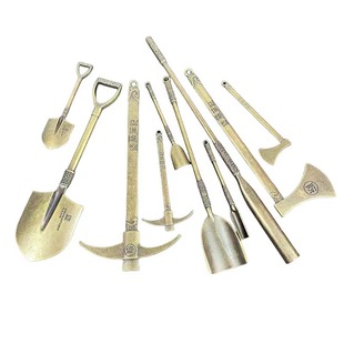 盗mu笔记周边金属手办儿童玩具套装铲子斧头镐子铁锹迷你钥匙挂件