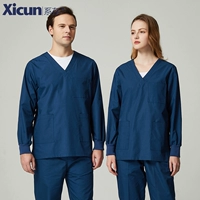 Женский павлин синие длинные рукава