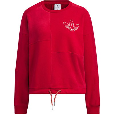 Adidas/阿迪达斯正品三叶草新款女子休闲宽松套头卫衣HY7264