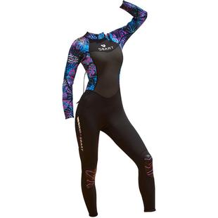 3mm潜水服女加厚专业保暖连体潜水衣防寒泳衣冲浪湿衣冬季游泳衣