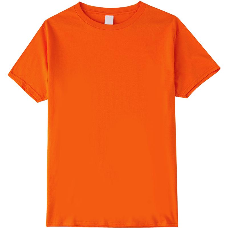 含棉量99%纯棉班服定制简跃圆领