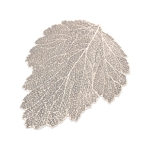 【4片】欧美树叶镂空隔热防滑pvc餐垫茶几桌装饰垫餐厅西餐托盘垫