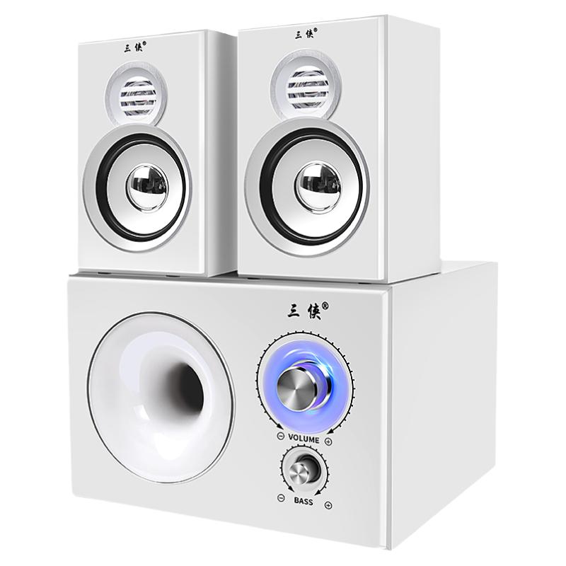 电脑音响台式机家用桌面无线超重低音蓝牙音箱游戏小型炮家庭影院