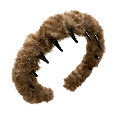 秋冬毛绒发箍，打造蓬松高颅顶！