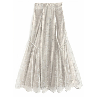 现* 花糖家 日系定制GRL甜美清楚系斋藤飞鸟薄纱星光半身裙tu1029