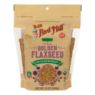 鲍勃红磨坊原粒金色亚麻籽368g烘焙辅料 FLAXSEED 美国原装进口