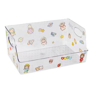 透明桌面收纳盒亚克力书立架桌上书本置物架ins书桌书籍整理神器