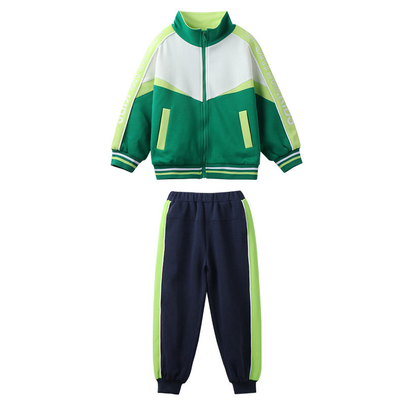 校服小学生套装儿童班服春秋装夏季短袖运动幼儿园园服春夏三件套