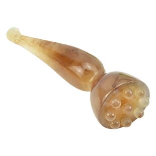 莲蓬头部按摩梳手持塑料按摩器男女士家用经络刷身体精油按摩工具