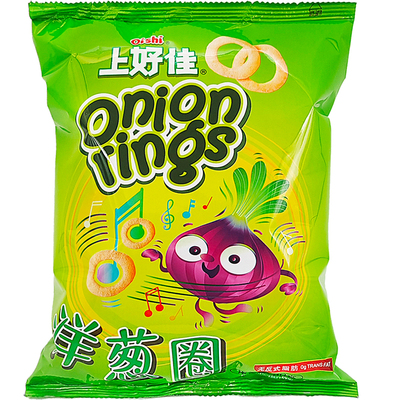 上好佳洋葱圈好吃便宜大袋装零食