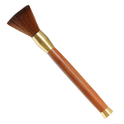 佛尘软毛刷黄铜花梨木