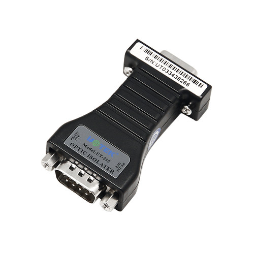 宇泰(UOTEK)工业级rs232串口隔离器九针com口光电隔离器rs232协议转换器通讯模块UT-215