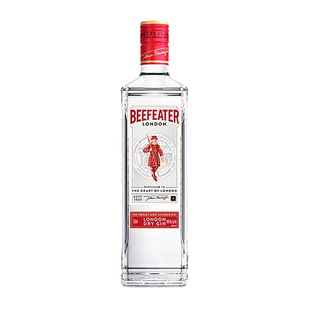 【自营】Beefeater/必富达金酒蒸馏酒700ml英国原瓶进口洋酒正品