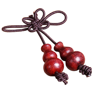 正宗小叶紫檀葫芦弟子珠紫檀木散珠珠子手串手链吊坠挂件配饰件