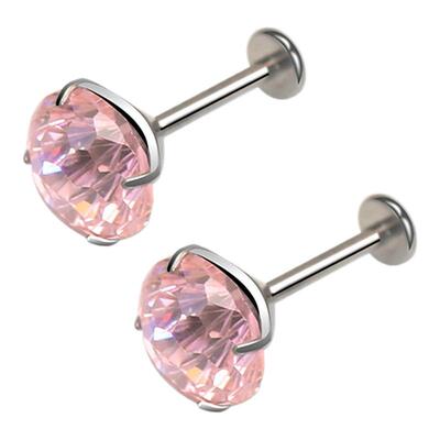 F136植入级钛合金爆闪烟花切耳钉