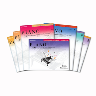 菲伯尔 钢琴基础教材 艺术技巧书 入门级到4级 全套共七卷 海伦德原版乐谱书 Piano Advantures Technique and Artistry