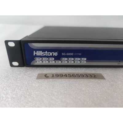 议价Hillstone山石SG6000E1700成色很新维修