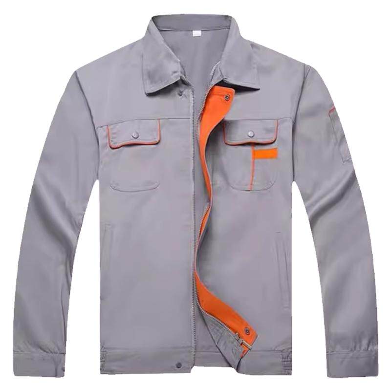 长袖工作服套装男耐磨春秋冬车间厂服上衣定制汽修电焊工装劳保服