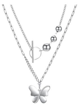 VIGG圆珠T扣链女简约轻奢小众