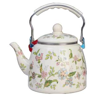 珐琅搪瓷茶水壶功夫泡茶水壶家用大号单壶耐热茶具电磁炉直火加热