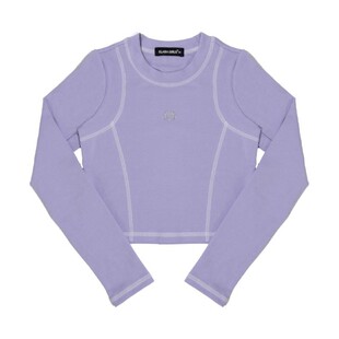 女童7A抗菌长袖T恤2024秋季新款儿童时尚设计感短款百搭运动上衣