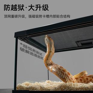爬宠虫玻璃饲养缸盒箱豹纹守宫树栖睫角鬃狮蜥蜴角蛙蜘蛛蝎子肥尾