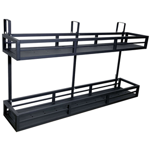 阳台304不锈钢养花架悬挂置物架护栏杆花盆墙壁上窗台多肉晒鞋物