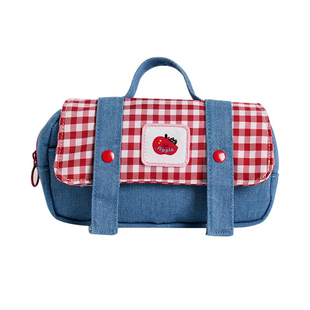 牛仔手提收纳包大疆pocket3保护套收纳袋action5/nano数据线包