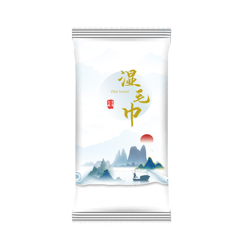 酒店餐饮一次性湿毛巾加厚定制