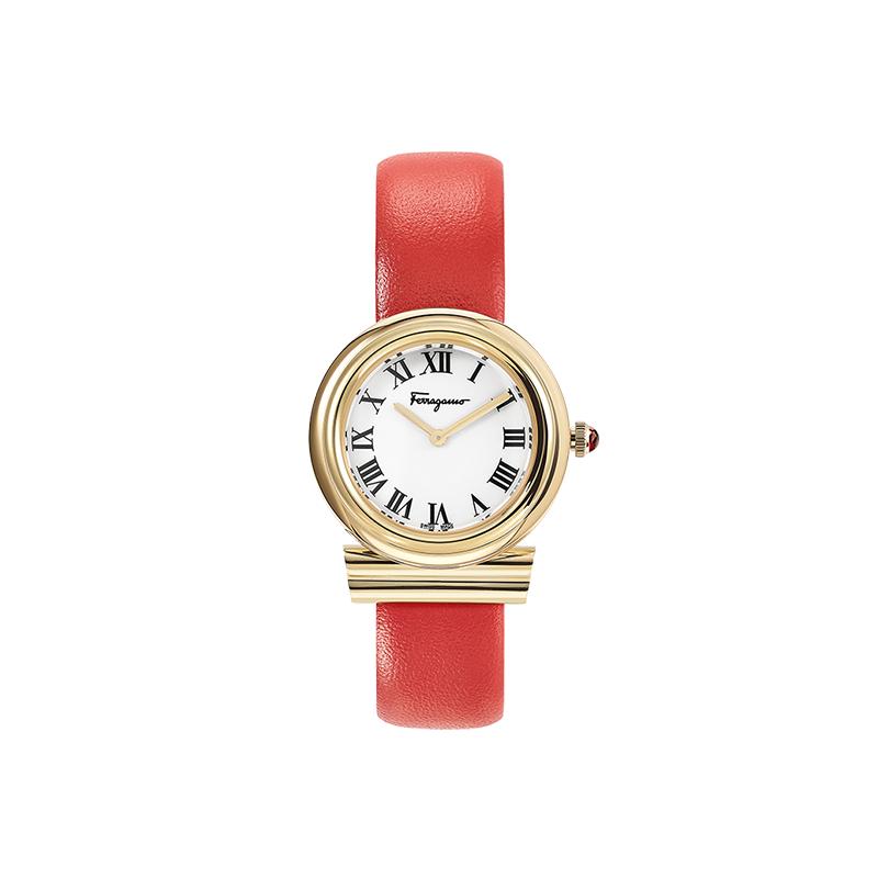 【自营】FERRAGAMO/菲拉格慕 手表女瑞士正品小表盘皮带石英腕表