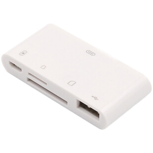 适用于iPhone X XR XS Max苹果11手机CF卡读卡器SD TF相机套件iPad Pro Air 平板连接佳能尼康单反12导照片线