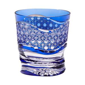 日本KAGAMI波音刻花威士忌杯
