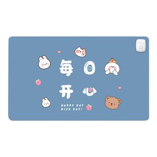 加热鼠标垫大号办公室定时加热桌垫冬季学生宿舍桌面暖手暖桌垫子