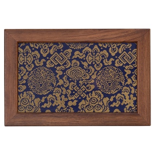 南京云锦研究所博物馆首饰盒实木收纳盒新中式复古珍宝盒礼品礼盒