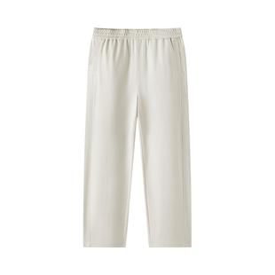 [商场同款]森马休闲裤男宽松直筒裤子2025秋季新款长裤基础针织裤