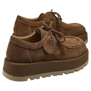 millies妙丽加绒复古全包牛反绒勃肯鞋子棉鞋2026春季新款乐福鞋