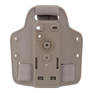 通用战术腿挂绑腿套下沉板绑腿带腿板MIM快拔套旋转沙发里兰P320