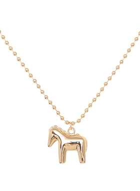 方糖家高级感木马本命年项链