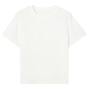 【安心品质】朱珠代言索罗纳面料简约基础款U领T恤女百搭短袖