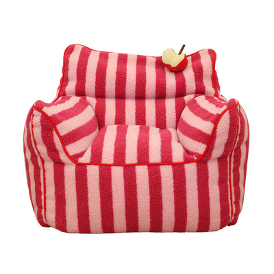 papahug条纹水果儿童懒人沙发