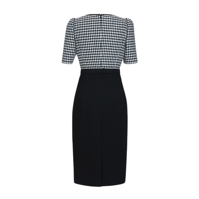 MOJO虚实渐变维西格薄呢连衣裙