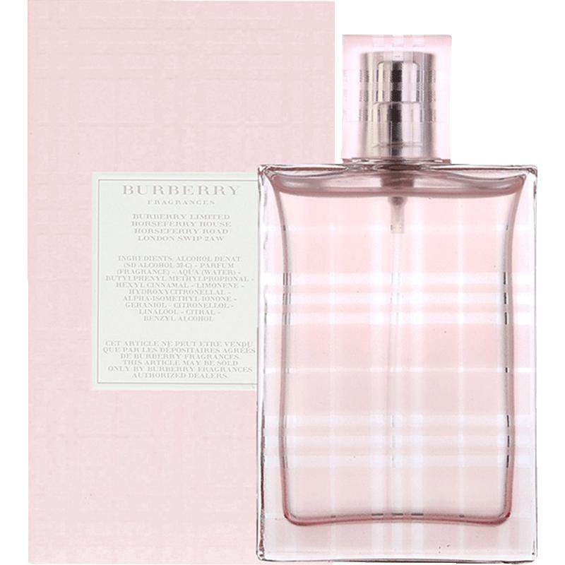 【自营】BURBERRY博柏利巴宝莉红粉恋歌50ml100ml女士香水花果香